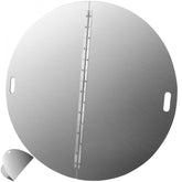 40 Inch Round Fire Pit Lid Foldable Snuff Cover 430 Stainless Steel Spark Screen 3mm Thickness